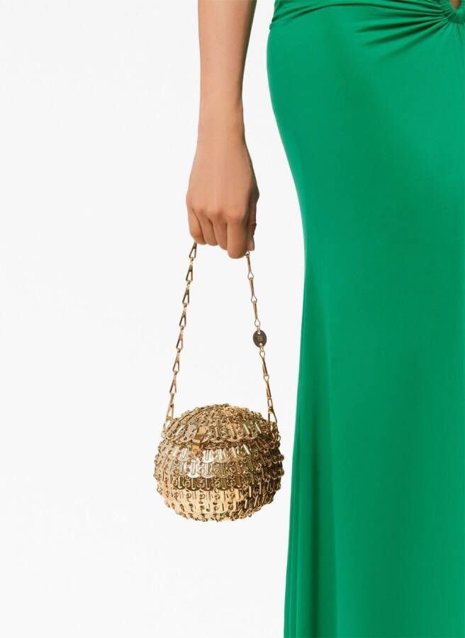 Rabanne 1969 Ball clutch Goud