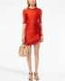 Rabanne Asymmetrische mini-jurk Rood - Thumbnail 2