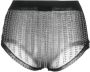 Rabanne High waist slip Zwart - Thumbnail 2