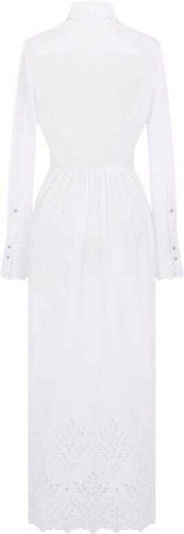 Rabanne Broderie anglaise blousejurk Wit