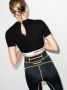 Paco Rabanne Cropped top dames polyamide Viscose Elastane XL Zwart - Thumbnail 4