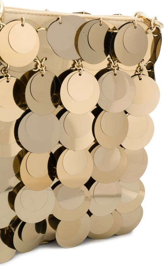 Rabanne Crossbodytas met ketting Goud