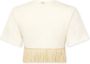 Rabanne Gesmockte rok Beige - Thumbnail 4