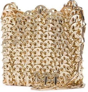 Rabanne Iconic Nano 1969 mini-tas Goud