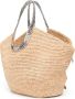 Rabanne Grote bucket-tas Beige - Thumbnail 3