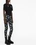 Rabanne Legging met bloemenprint Zwart - Thumbnail 3