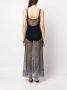 Rabanne Maxi-jurk met studs Blauw - Thumbnail 4