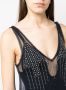 Rabanne Maxi-jurk met studs Blauw - Thumbnail 5