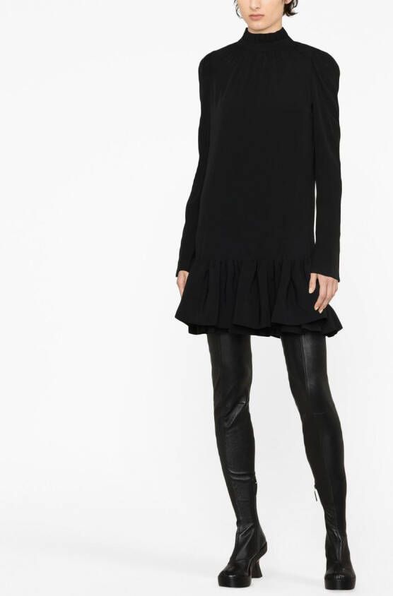 Rabanne Mini-jurk met franje afwerking Zwart