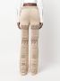 Rabanne High waist broek Beige - Thumbnail 4