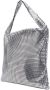 Rabanne Pixel metallic shopper Zilver - Thumbnail 3