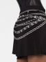 Rabanne Rok met kettingprint Zwart - Thumbnail 3
