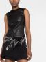 Rabanne Rok met kettingprint Zwart - Thumbnail 5