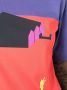 Rabanne T-shirt met colourblocking Paars - Thumbnail 5