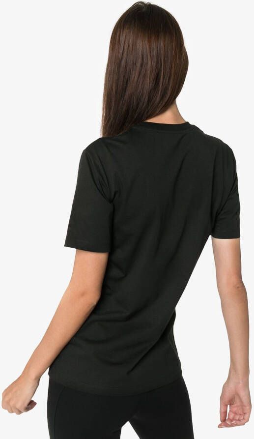 Rabanne T-shirt met logoprint Zwart