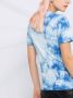 Rabanne T-shirt met tie-dye print Blauw - Thumbnail 3