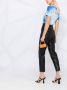 Rabanne T-shirt met tie-dye print Blauw - Thumbnail 4