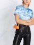 Rabanne T-shirt met tie-dye print Blauw - Thumbnail 5
