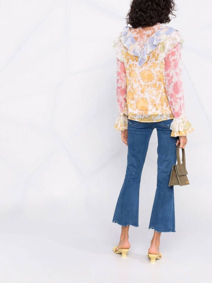 PAIGE Cropped jeans Blauw