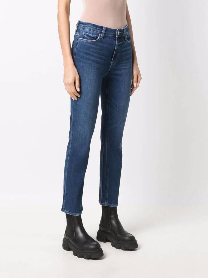 PAIGE Cropped jeans Blauw