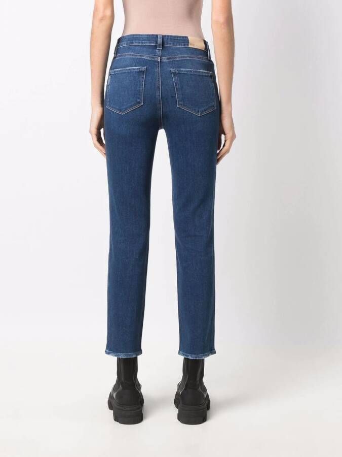 PAIGE Cropped jeans Blauw