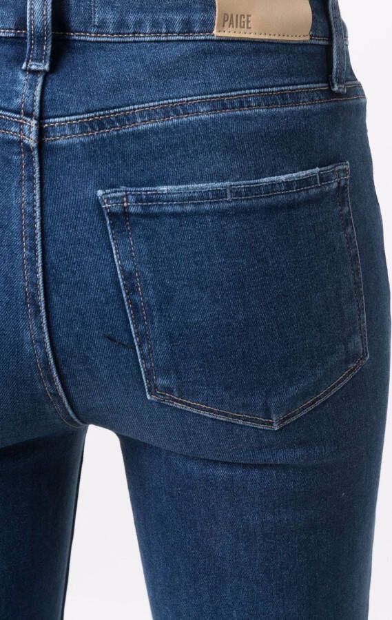 PAIGE Cropped jeans Blauw