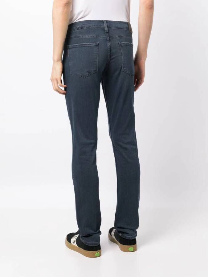 PAIGE Mid waist jeans Blauw
