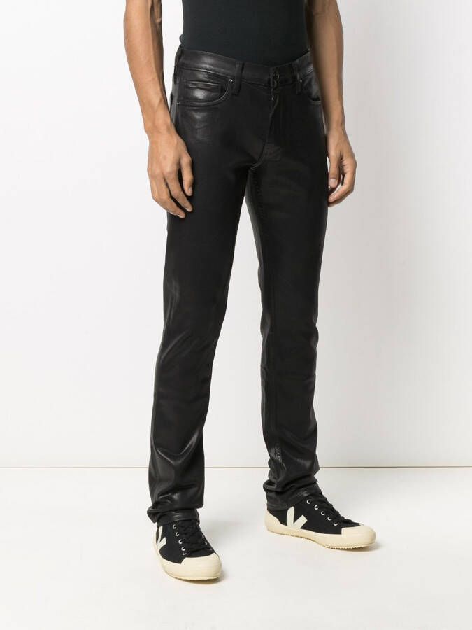 PAIGE Gecoate jeans Zwart