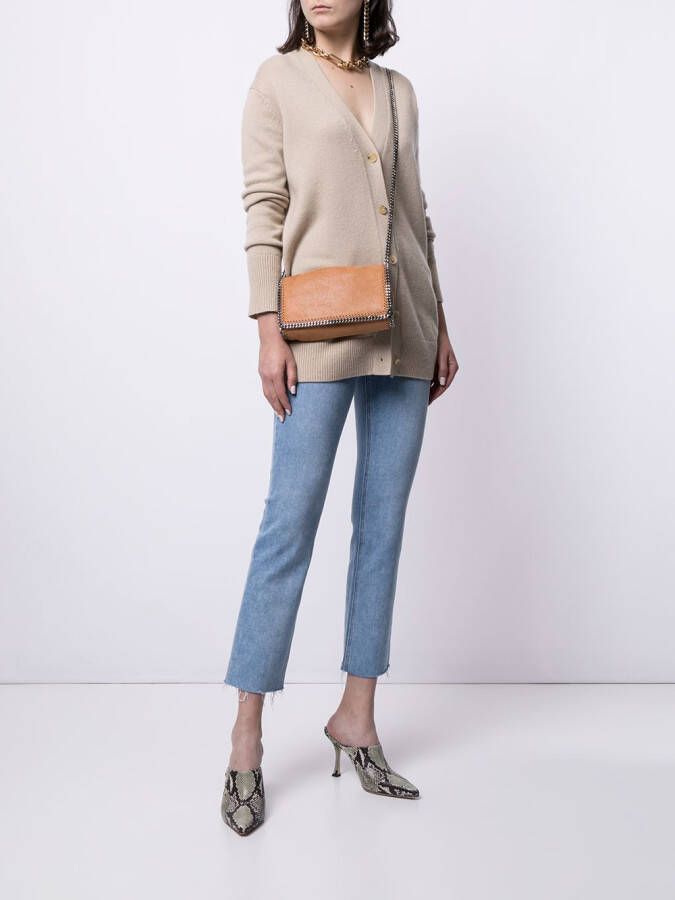 PAIGE Jeans met gerafelde afwerking Blauw
