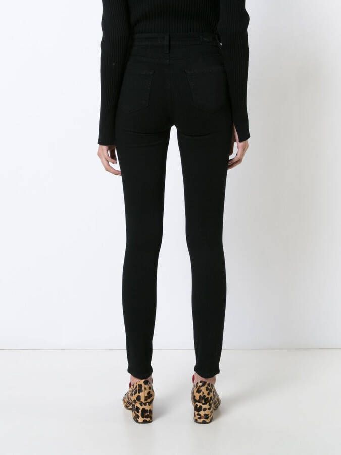 PAIGE Margot ultra-skinny jeans met hoge taille Zwart