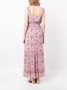 PAIGE Maxi-jurk met bloemenprint Paars - Thumbnail 4