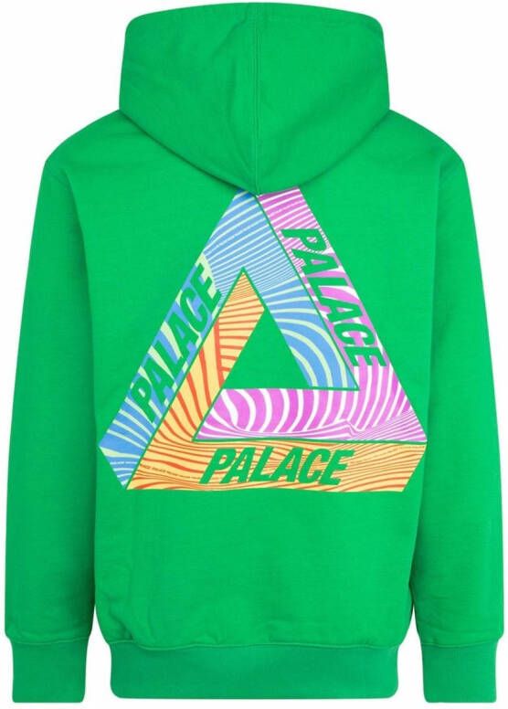 Palace Hoodie met logo Groen