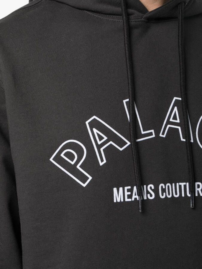 Palace hoodie met logoprint Zwart