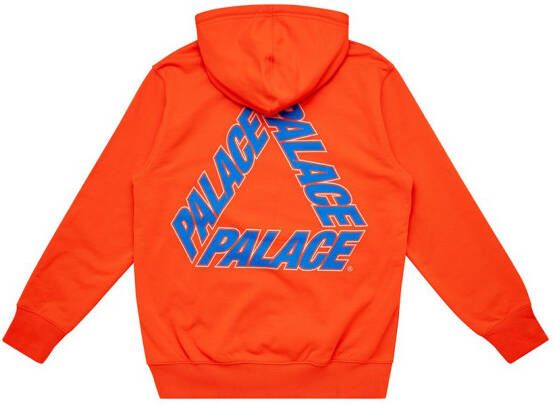 Palace Hoodie met print Oranje