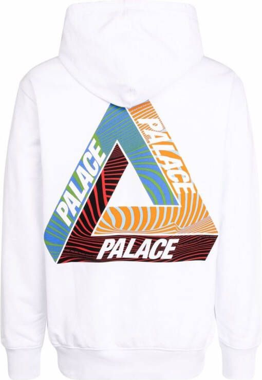 Palace "SS20 hoodie met logo" Wit