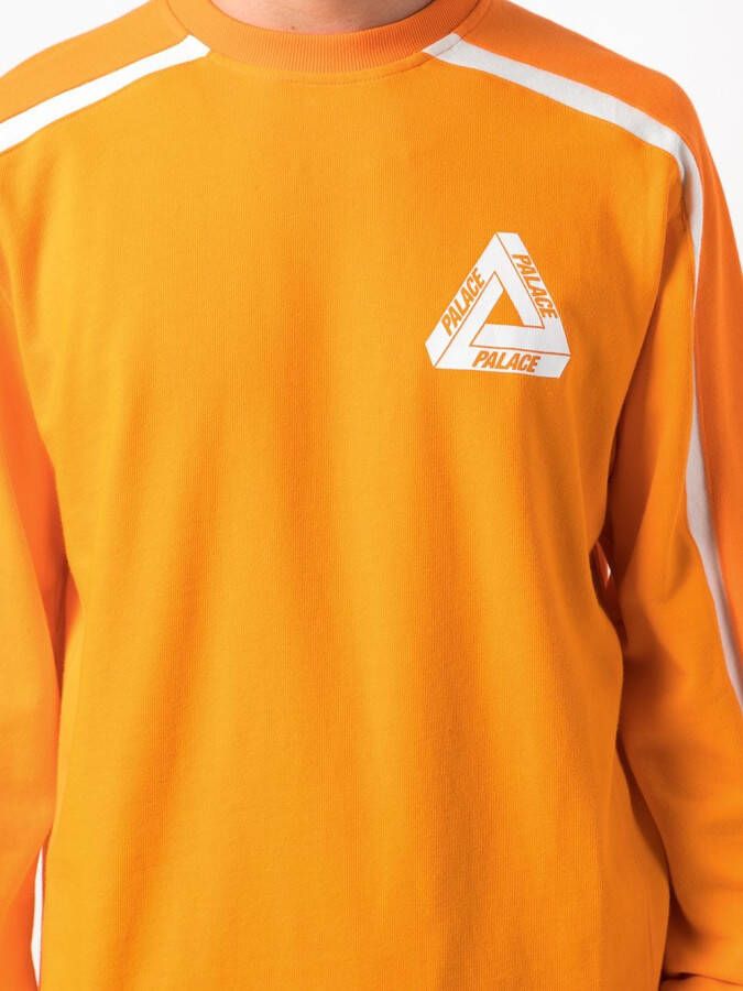 Palace Sweater met logoprint Oranje
