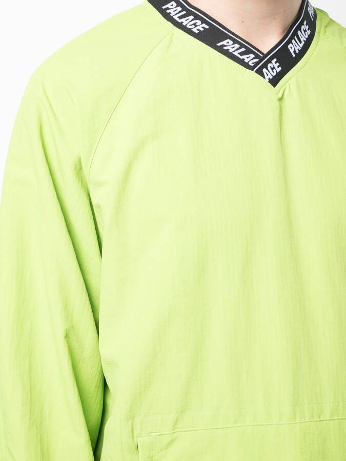 Palace Sweater met V-hals Groen