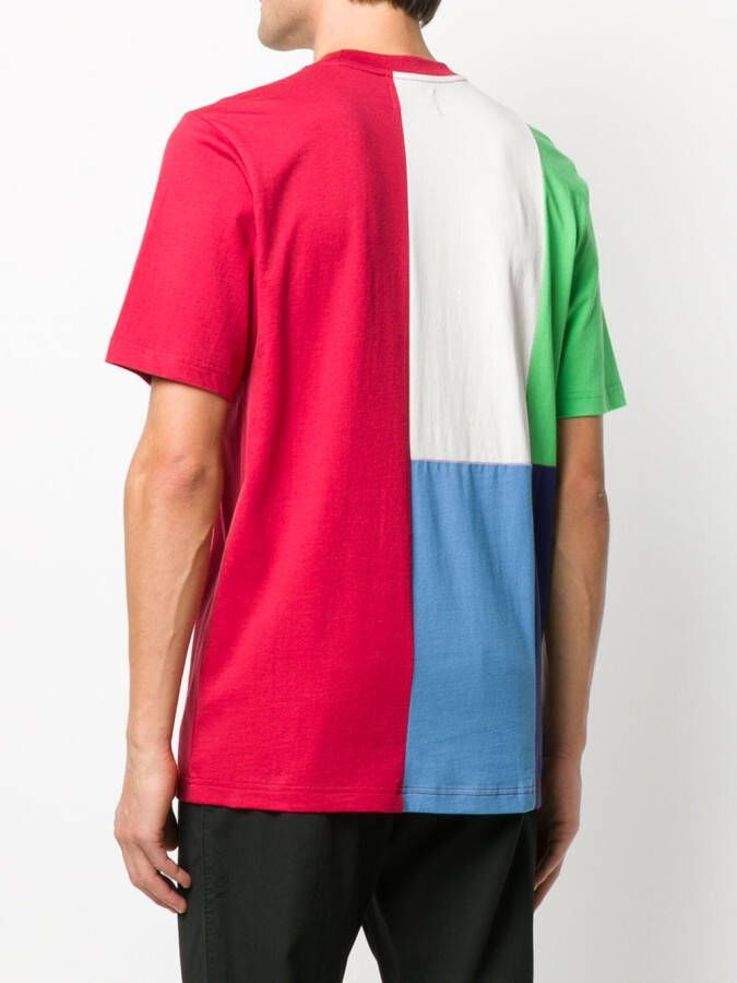 Palace T-shirt met colourblocking Rood