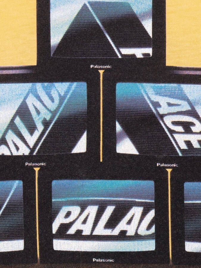 Palace T-shirt met lange mouwen Geel