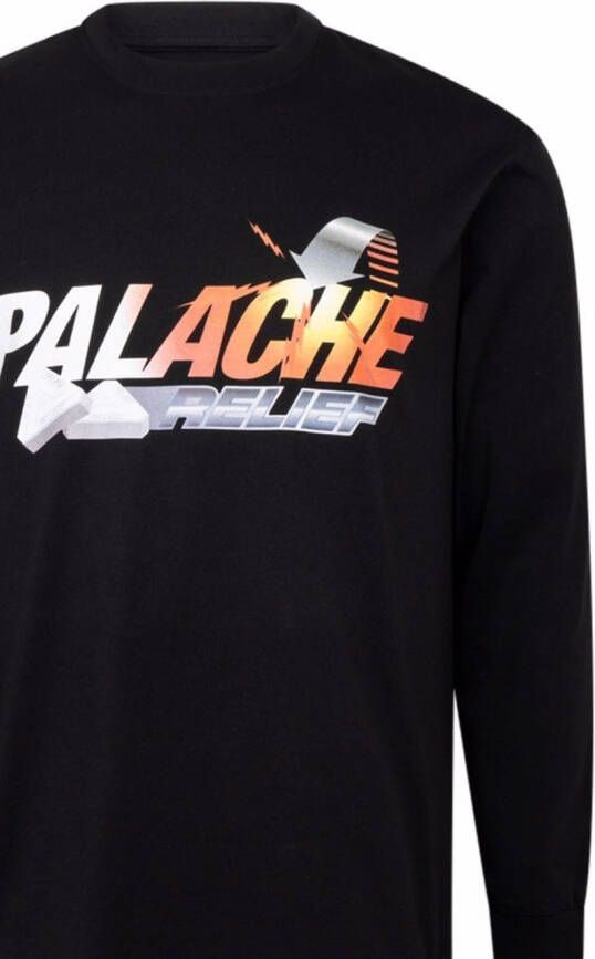 Palace T-shirt met lange mouwen Zwart