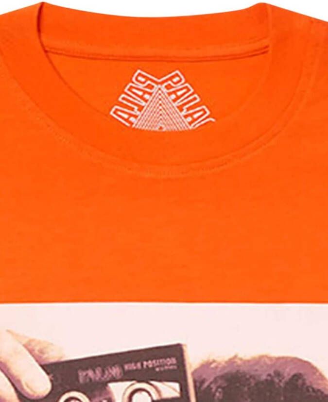 Palace T-shirt met print Rood