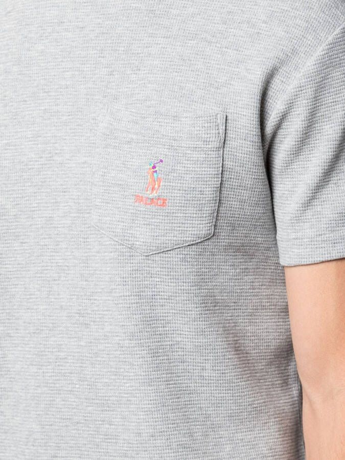 Palace x Ralph Lauren T-shirt met zak Grijs