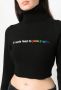 Palm Angels Cropped trui Zwart - Thumbnail 5
