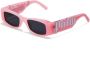 Palm Angels Eyewear Angel zonnebril met rechthoekig montuur Roze - Thumbnail 2