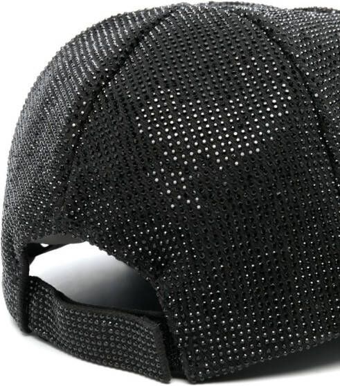 Palm Angels Honkbalpet met borduurwerk Zwart