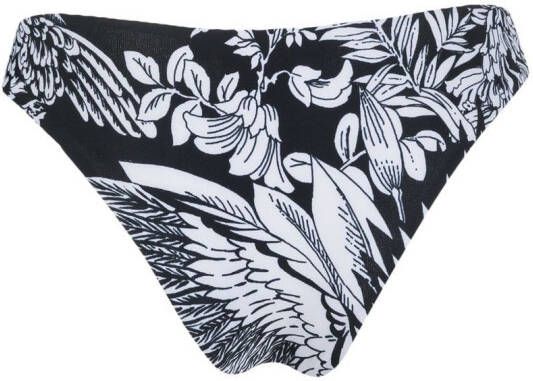 Palm Angels Bikinislip met bloemenprint Wit