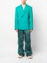 Palm Angels Blazer met dubbele rij knopen Blauw - Thumbnail 2