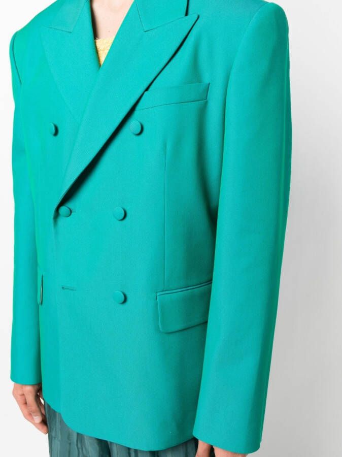 Palm Angels Blazer met dubbele rij knopen Blauw
