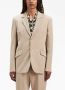 Palm Angels Blazer met enkele rij knopen Beige - Thumbnail 3