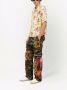 Palm Angels Korte mouw bloemenprint bowling shirt Yellow Heren - Thumbnail 2